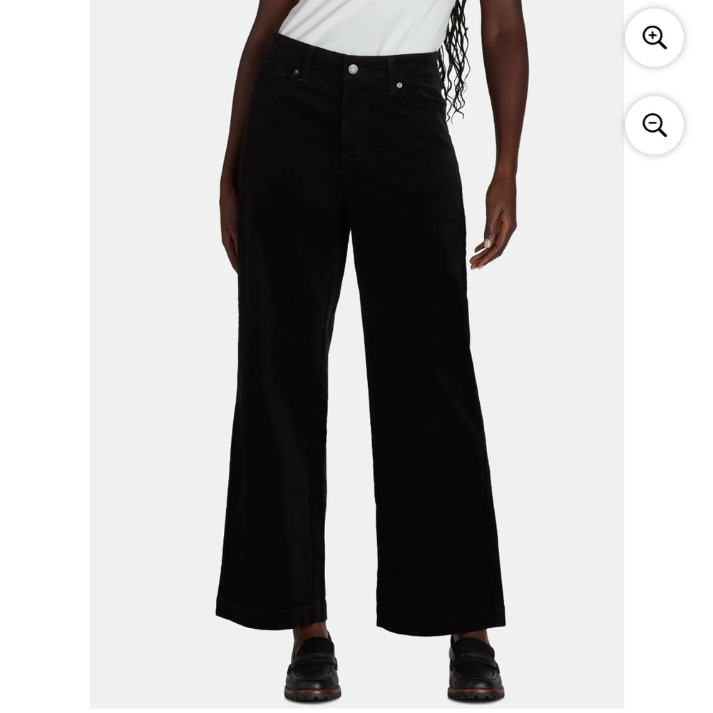 Black corduroy pants